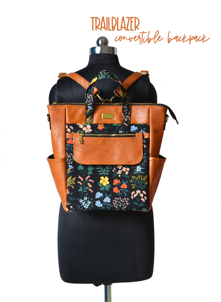 Charlie Convertible Backpack Sewing Pattern – dogundermydesk